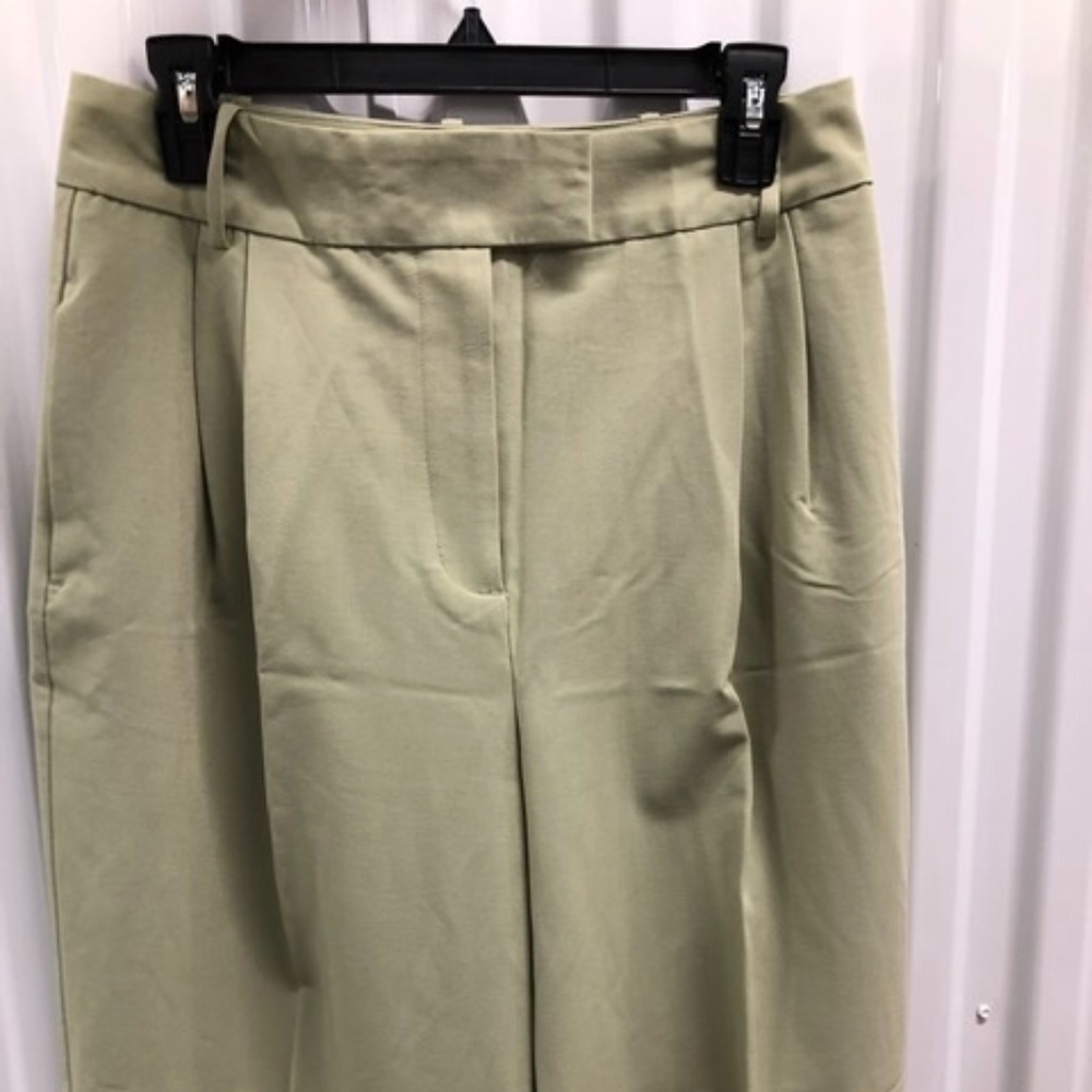 New ZARA Green Suit Pants Trousers, M